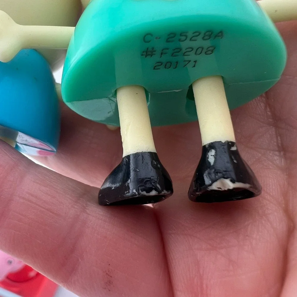 Peppa Pig Figure Lot Red Car Toy 2015 Rebecca Rabbit Suzy Sheep Figures